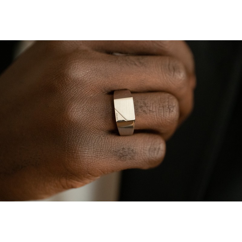 Bague Phebus acier unique
