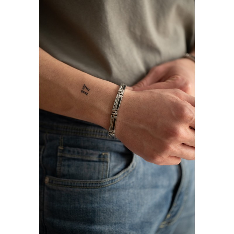 Phebus - Bracelet Acier câble