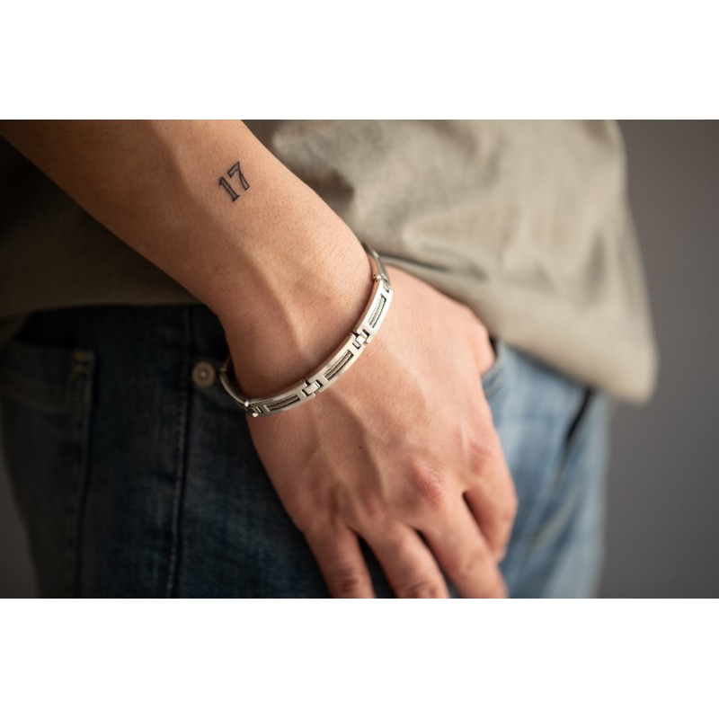 Phebus - Bracelet Acier câbles