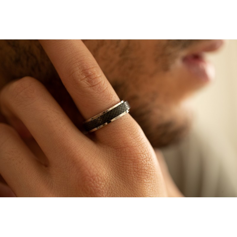 Bague Homme PHEBUS en Acier