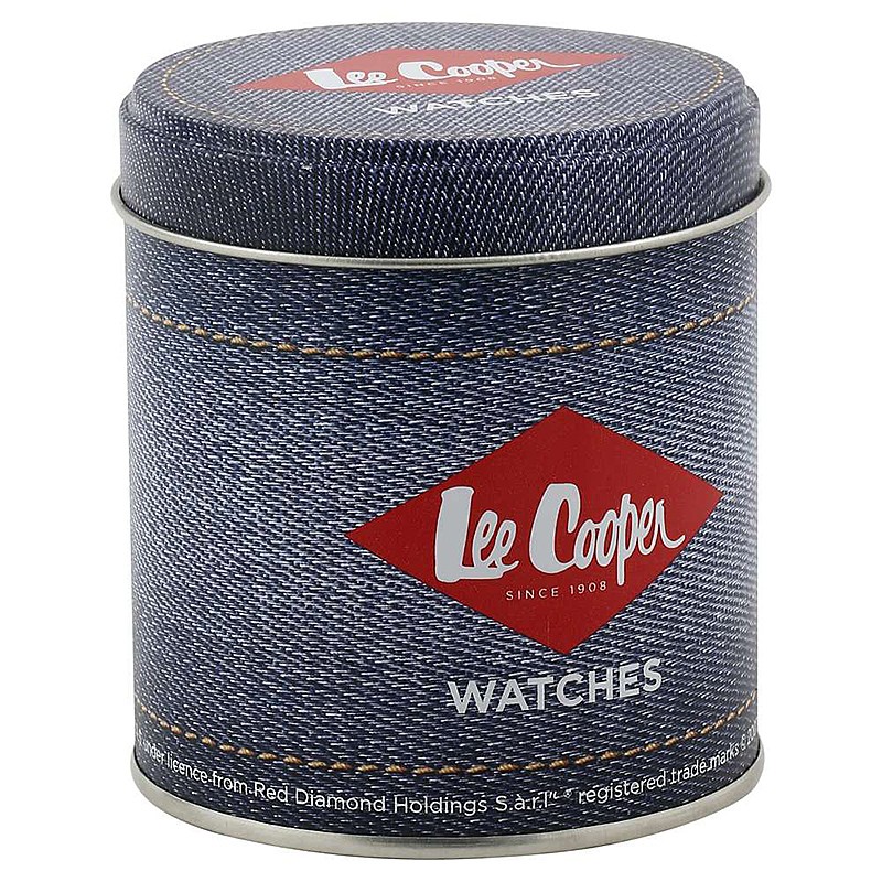 Montre Homme Lee Cooper en Acier Argenté Chronographe