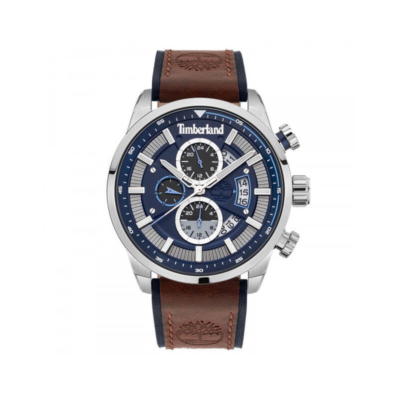 Montre Homme Timberland Callahan marron et bleu