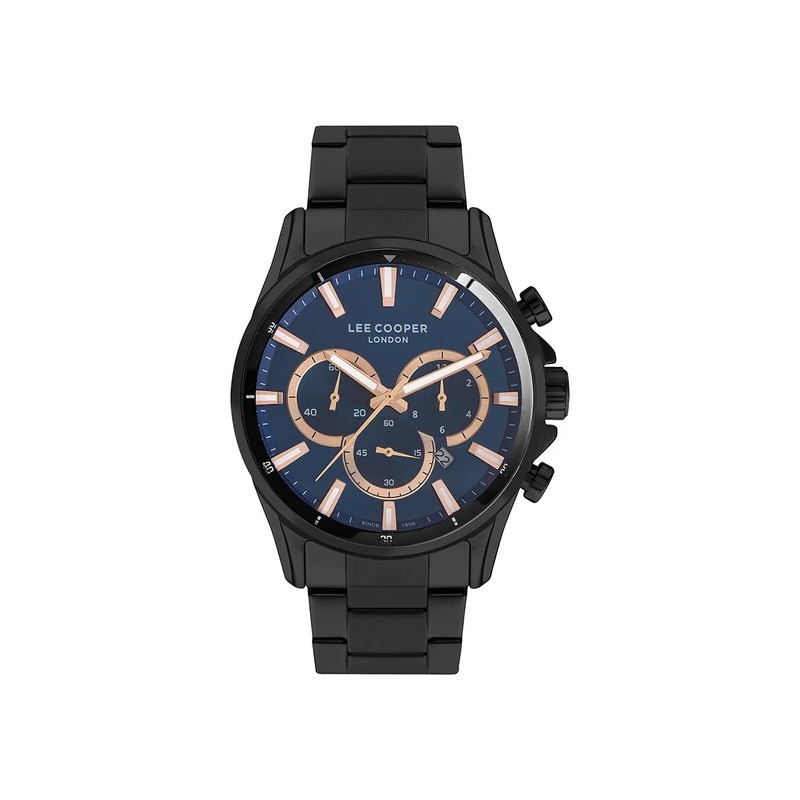 Montre Homme Lee Cooper Bracelet en Acier Noir