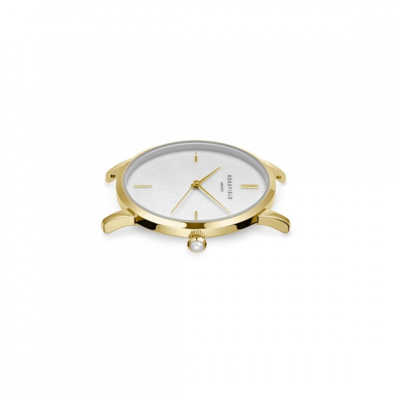 Montre Femme Rosefield Collection Pearl Edit Bracelet en Acier Doré
