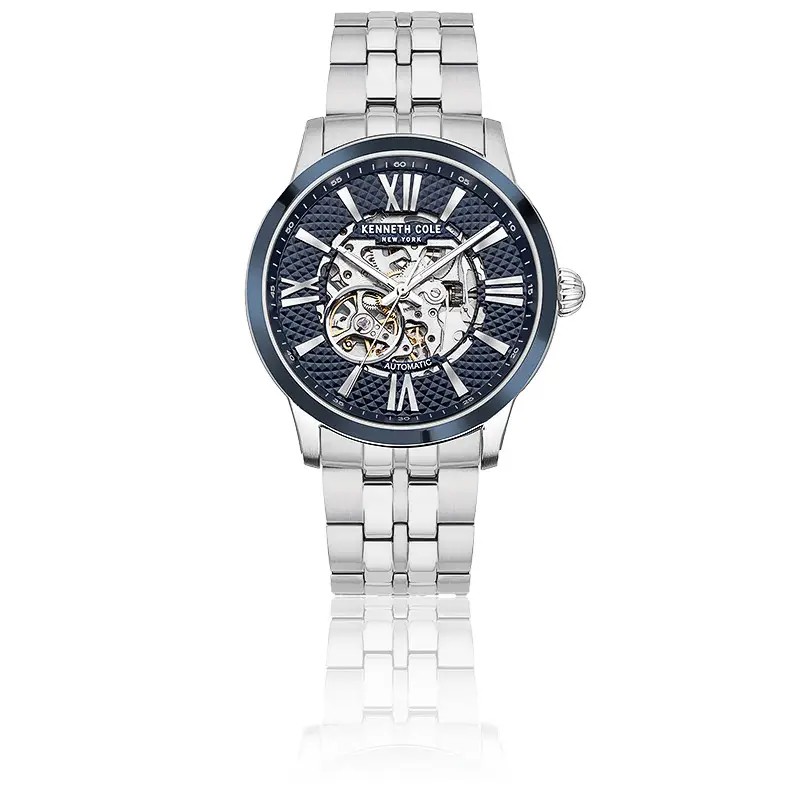 Montre Homme Kenneth Cole Collection Auto M Blue Silver