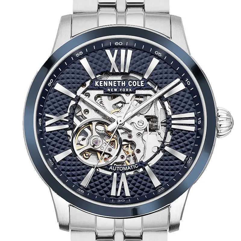 Montre Homme Kenneth Cole Collection Auto M Blue Silver