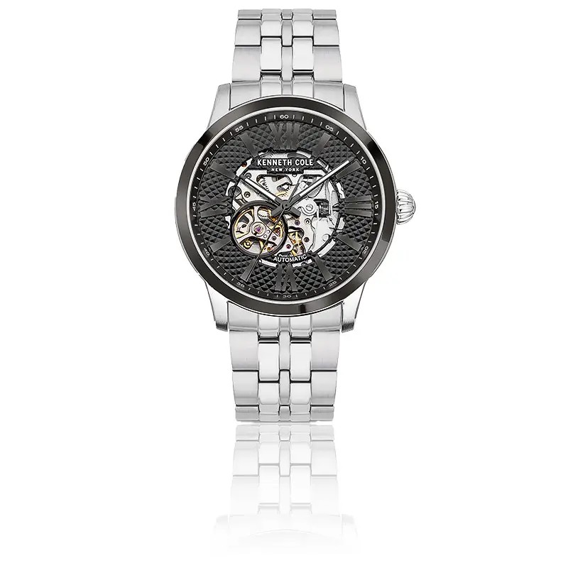 Montre Homme Kenneth Cole Collection Auto M Black Silver