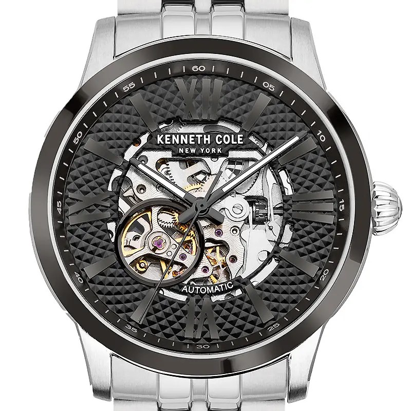 Montre Homme Kenneth Cole Collection Auto M Black Silver