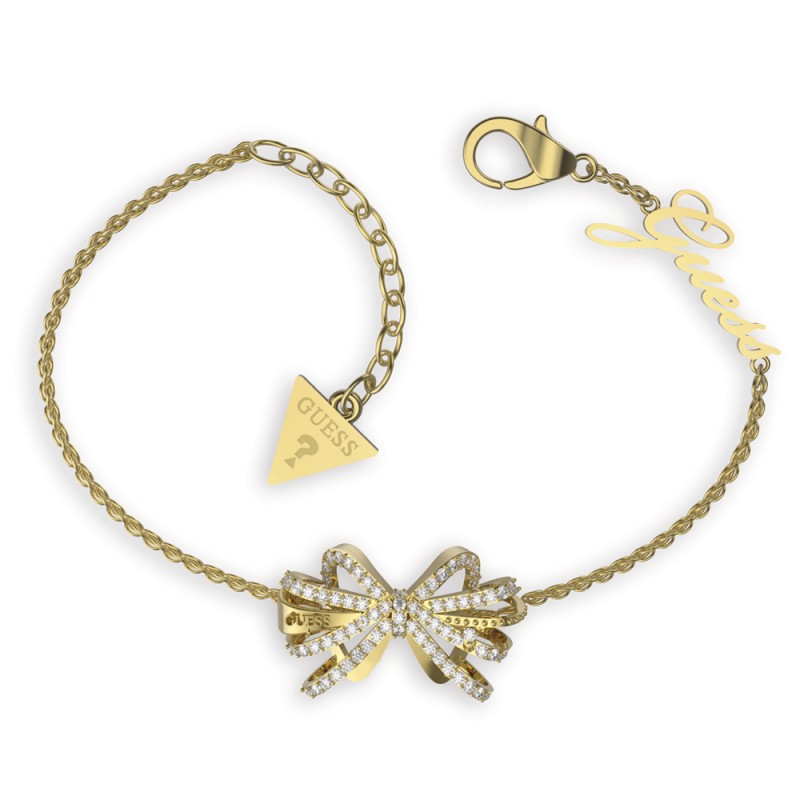 Bracelet Coeur Femme Guess en Acier Doré collection A-bow You