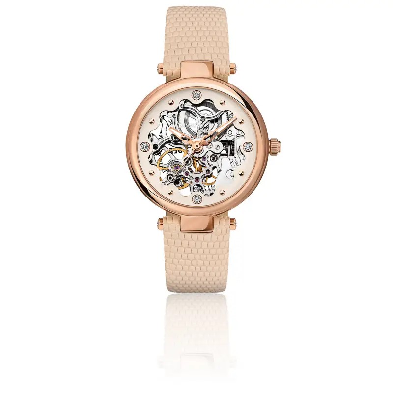 Montre Femme Kenneth Cole Collection Classic Bracelet en Cuir Beige