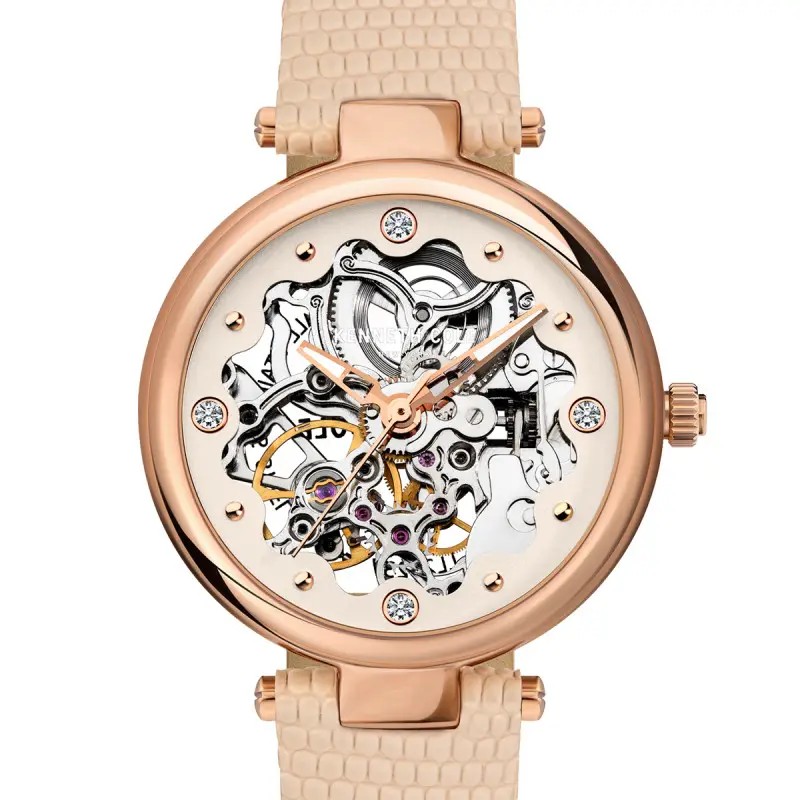 Montre Femme Kenneth Cole Collection Classic Bracelet en Cuir Beige