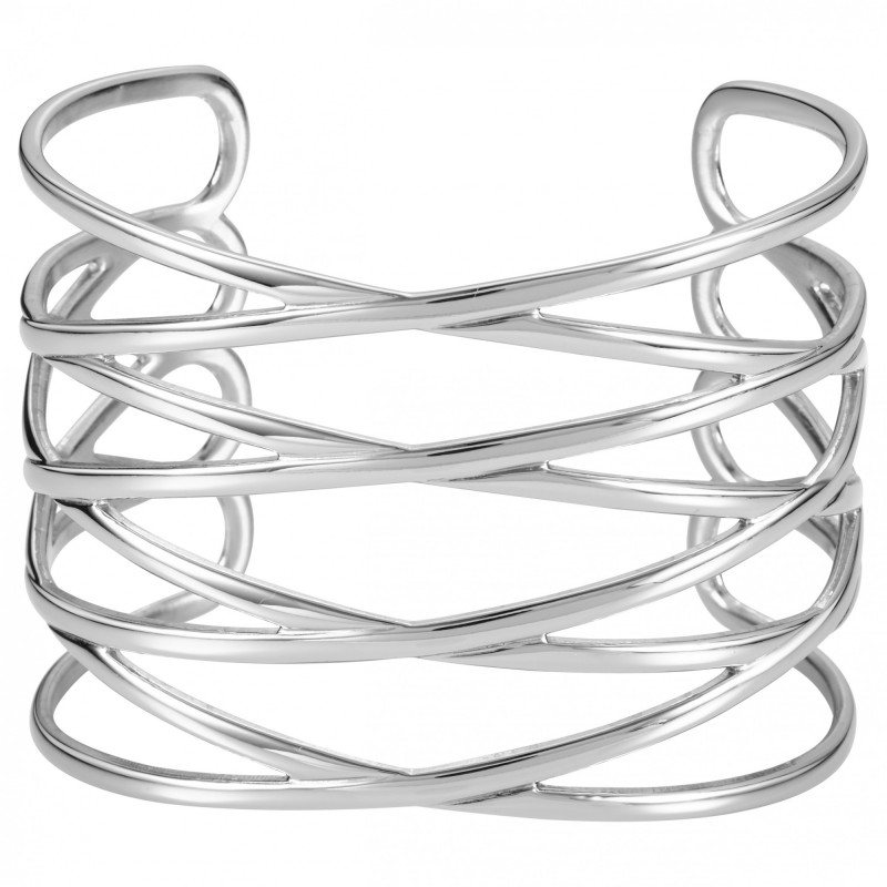 Manchette Amporelle croisillons en acier argenté