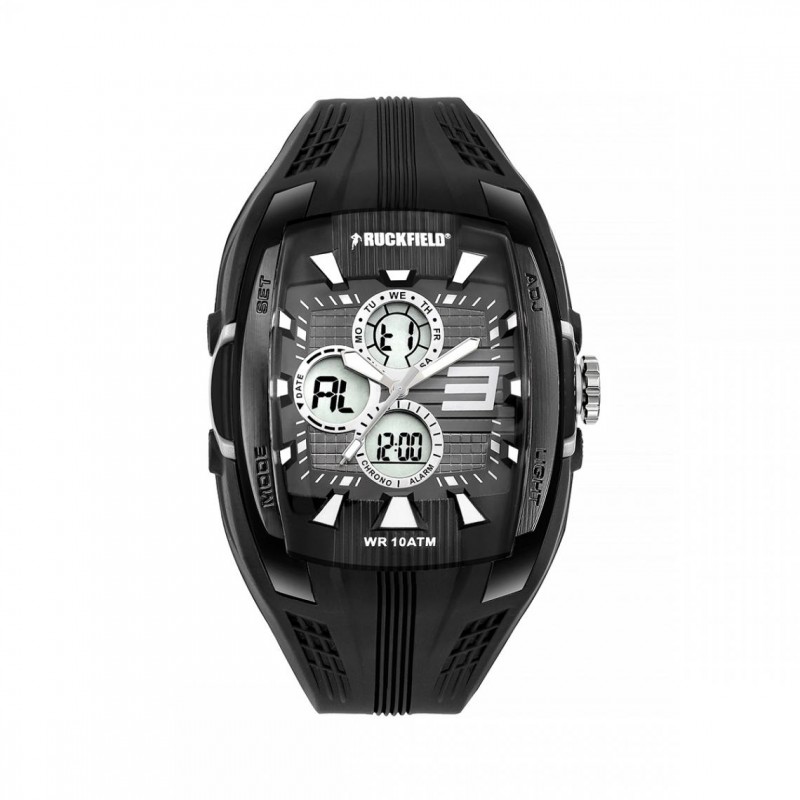 Montre Homme Ruckfield silicone noir