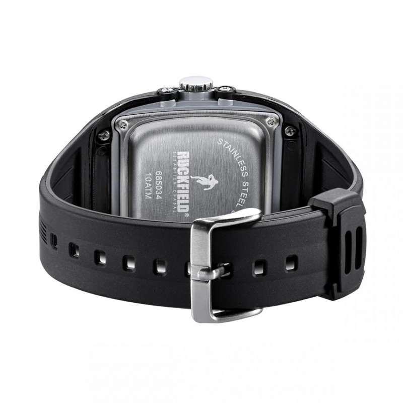 Montre Homme Ruckfield silicone noir