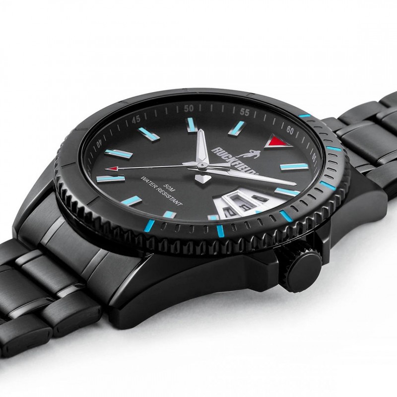 Montre Homme Ruckfield acier noir