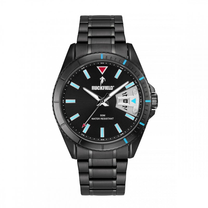 Montre Homme Ruckfield acier noir