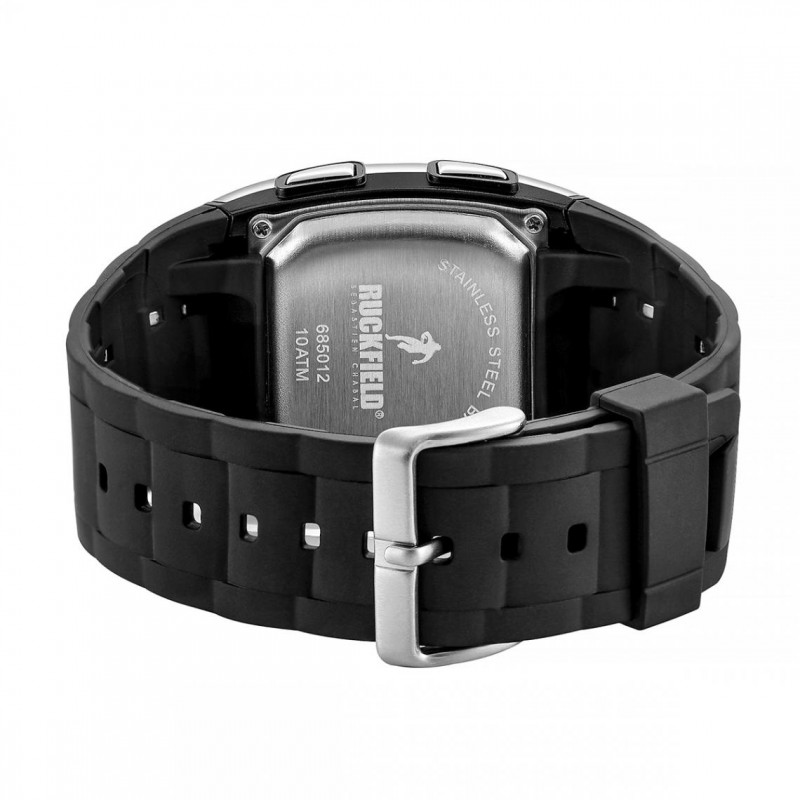 Montre Homme Ruckfield silicone noir