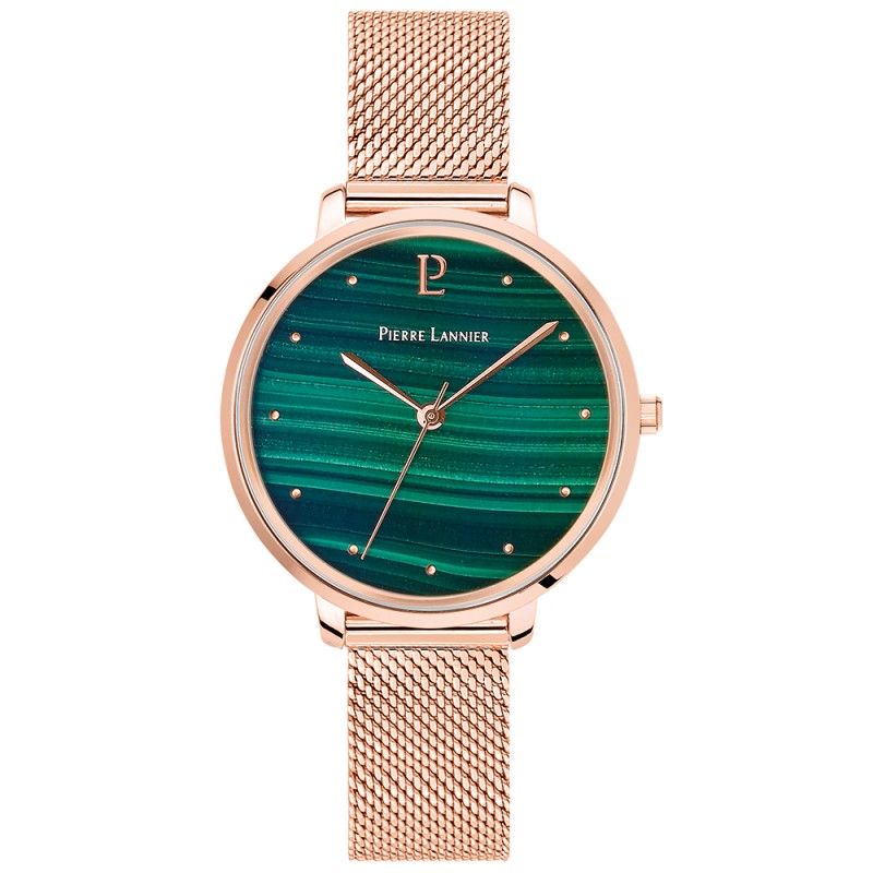 Montre Femme Pierre LANNIER Collection Elara Bracelet en Acier Doré Rose