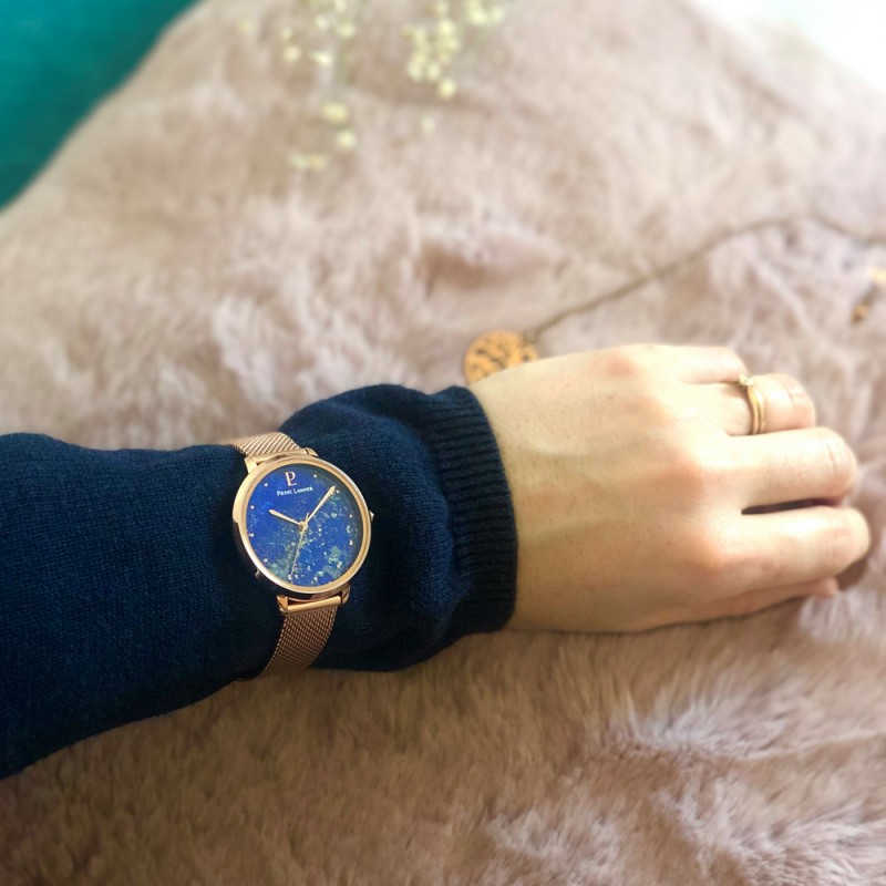 Montre Femme Pierre LANNIER Collection Elara Bracelet en Acier Doré Rose