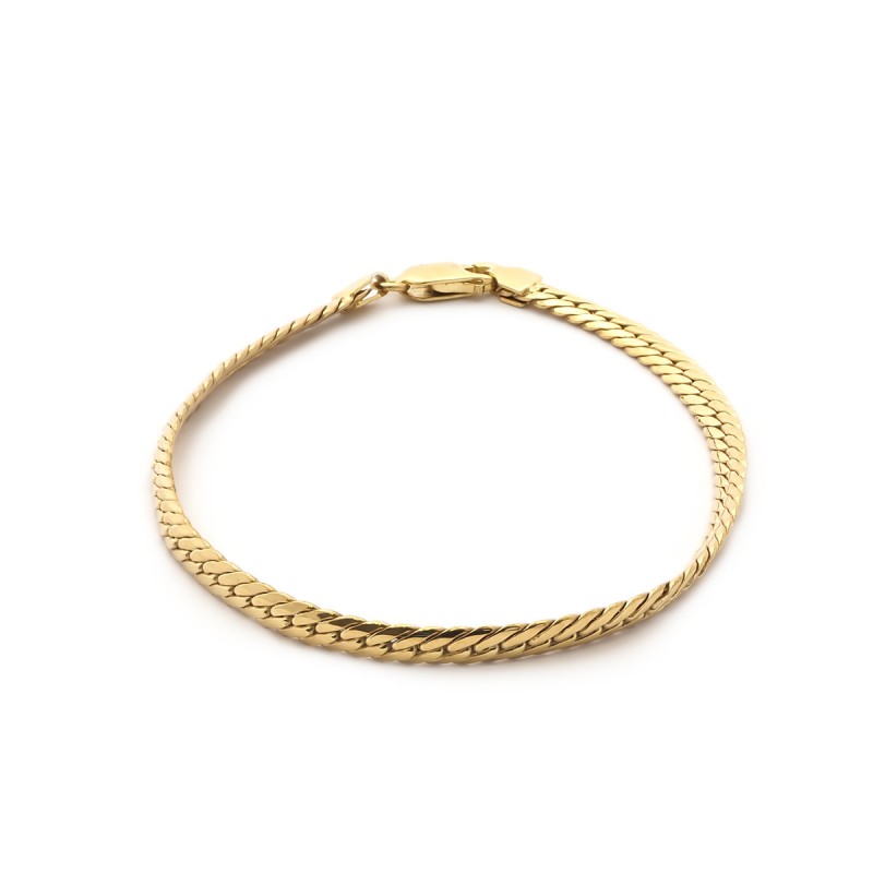 Bracelet Carador or jaune 375/000 maille anglaise 610022.3-18