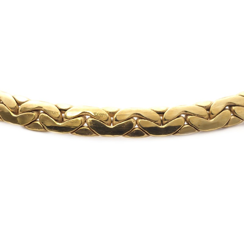 Bracelet Carador or jaune 375/000 maille haricot