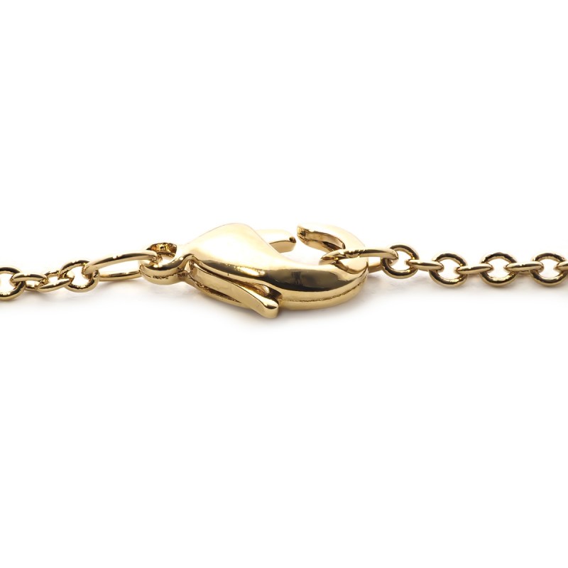 Bracelet souple Carador Lune en plaqué or