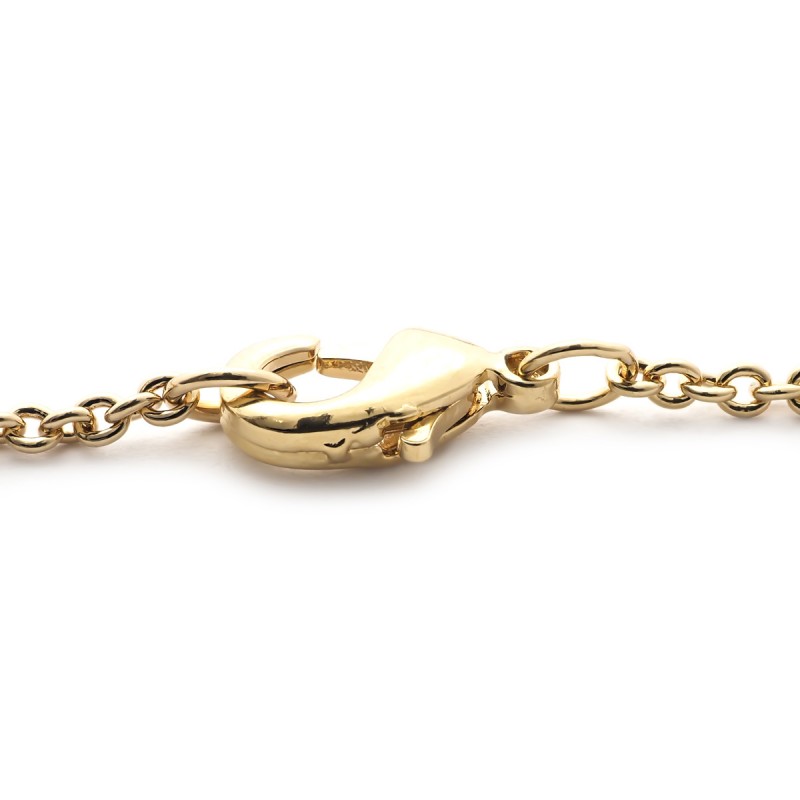 Bracelet Carador plaqué or anneaux femme