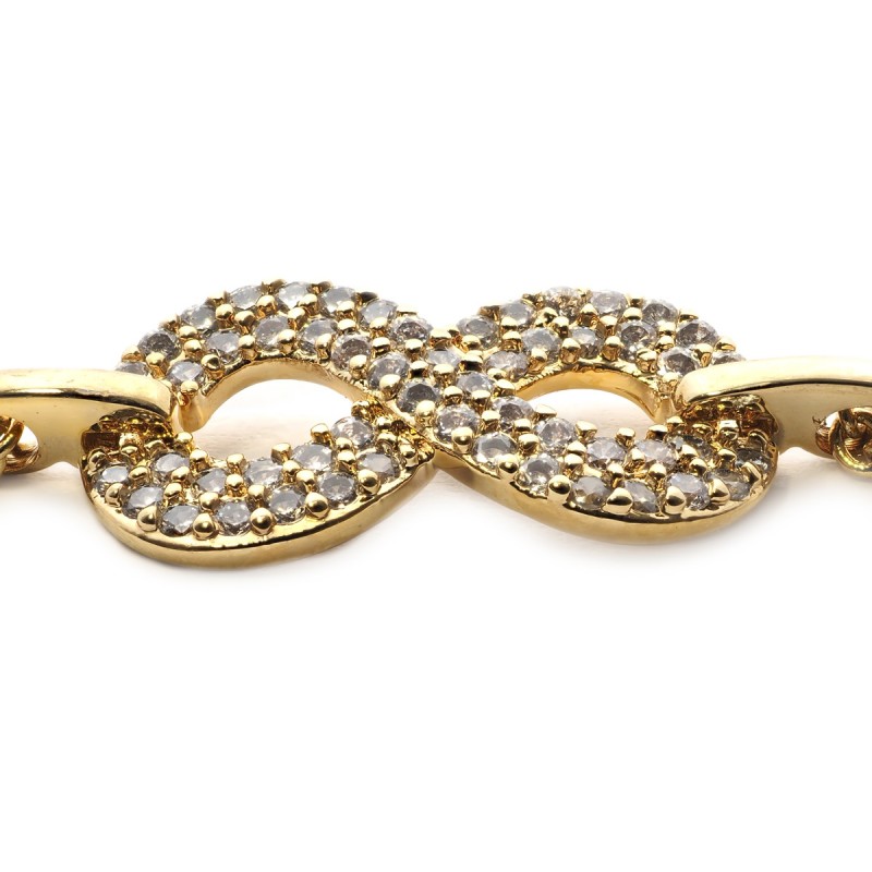 Bracelet Carador Femme Plaqué or symbole infini