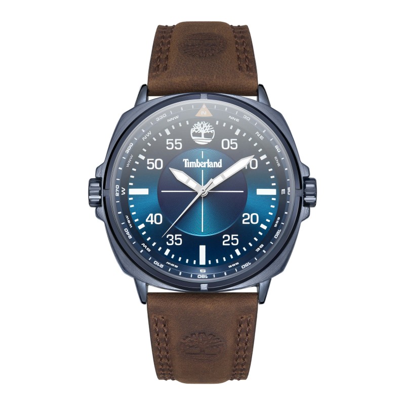 Montre homme Timberland Williston cuir marron