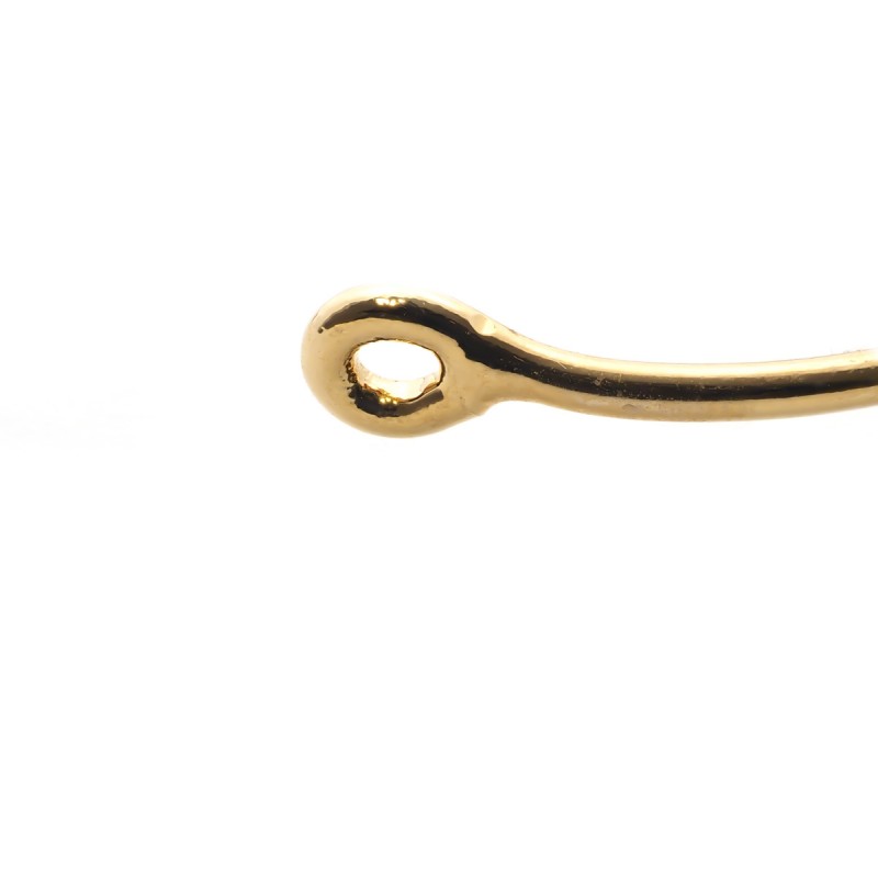 Jonc Carador breloques pastilles en plaqué or 