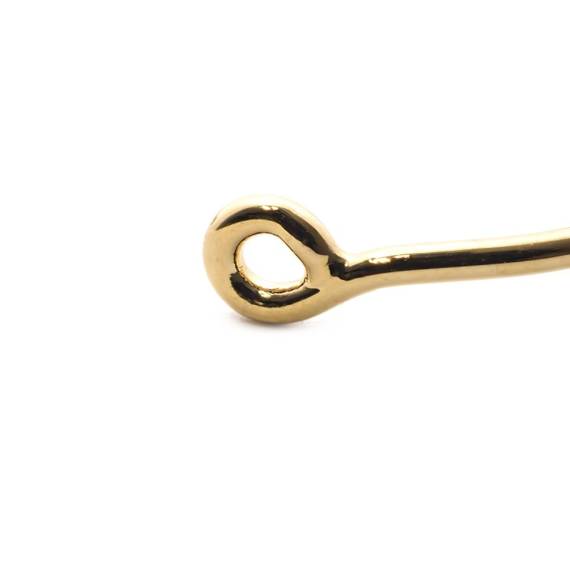 Jonc Carador pastille Maman d'Amour en plaqué or 