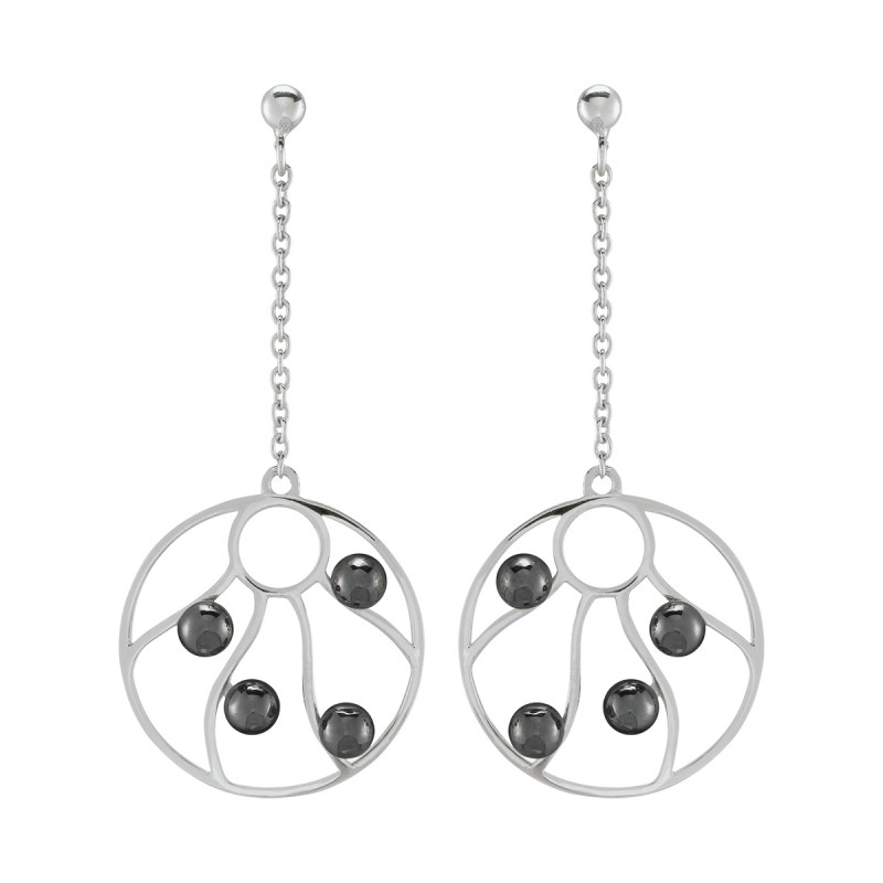 Boucles d'oreilles Femme Jourdan Collection Iris en argent 925/000