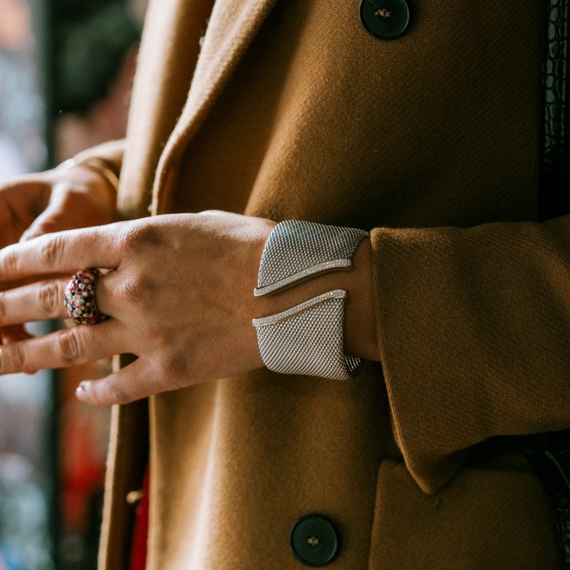 Bracelet large ouvert Femme Una Storia Argent 925/000 Gioielli