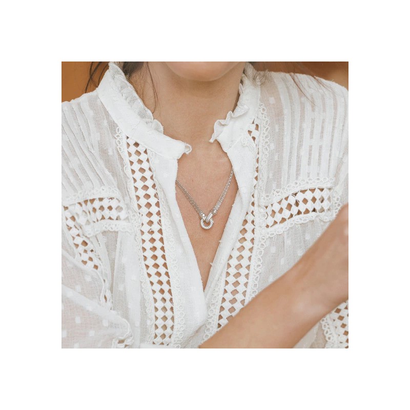 Collier femme Una Storia Cosimo argent 925/000