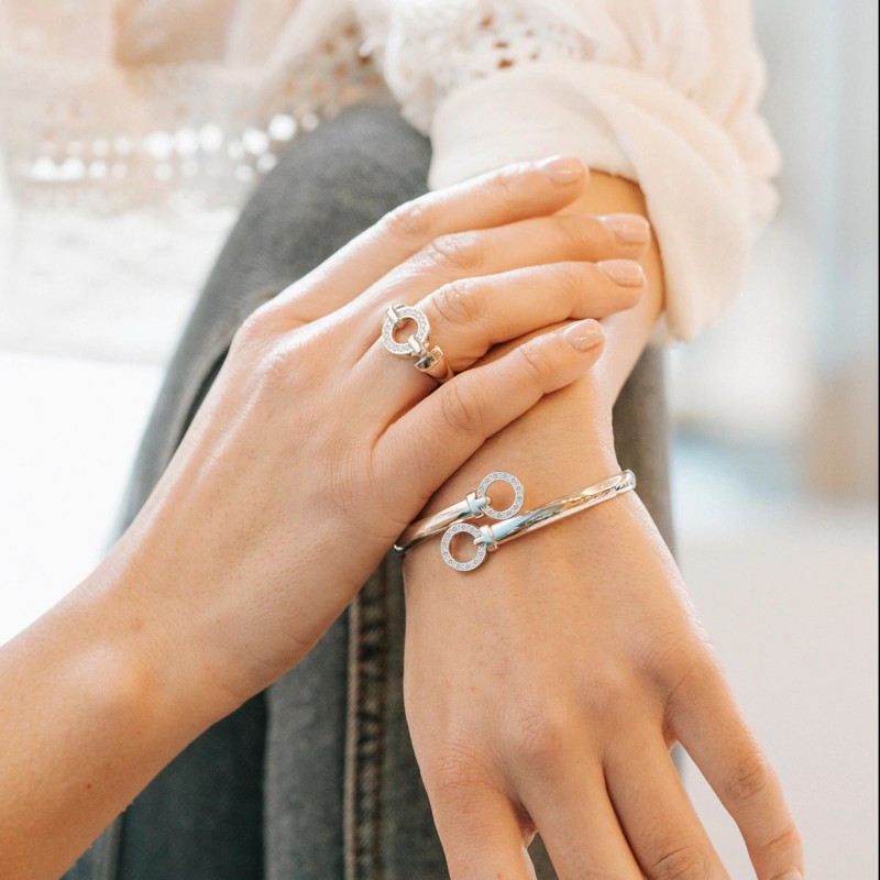 Bracelet Jonc femme Una Storia Cosimo argent 925/000