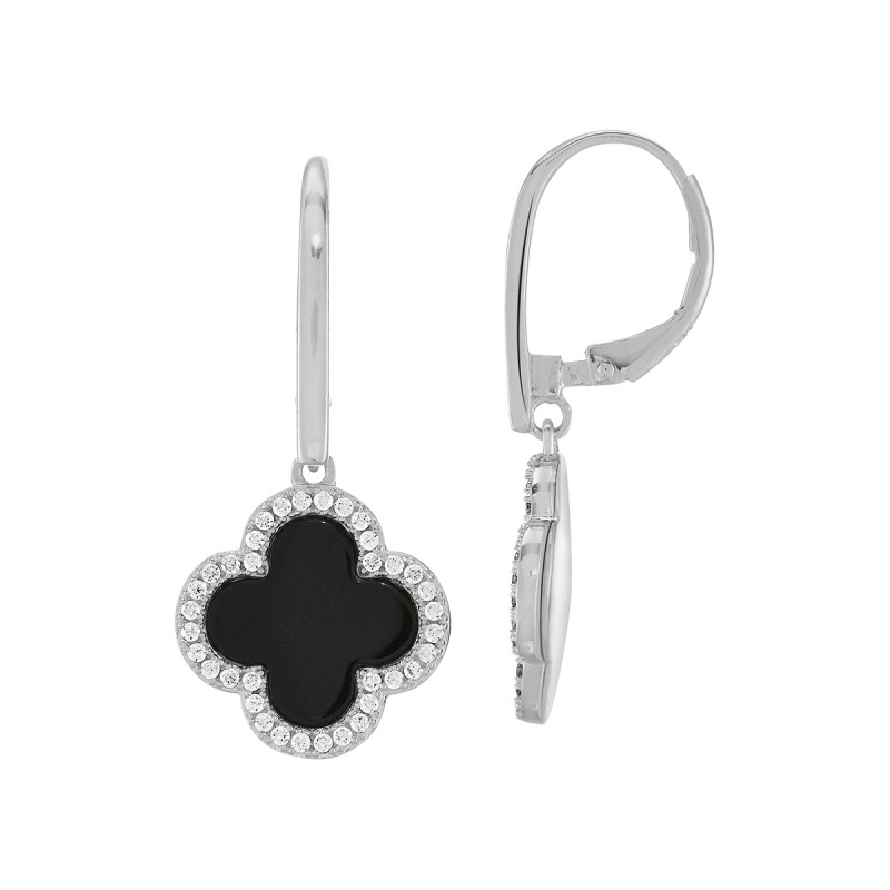 Boucles d'oreilles dormeuses en argent CHARLES GARNIER