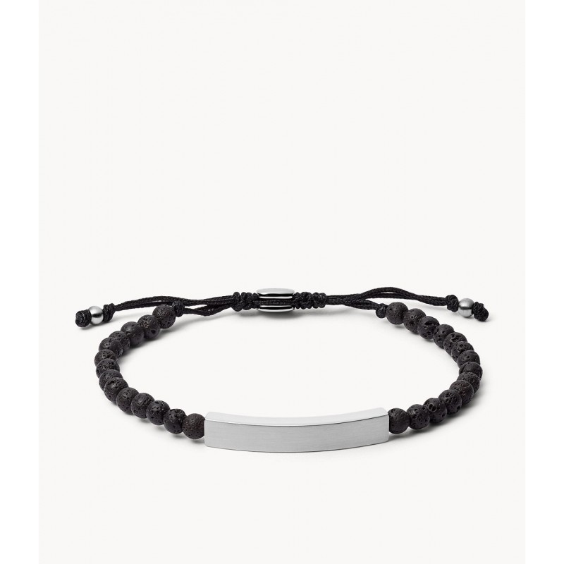 Bracelet homme Fossil pierres de lave