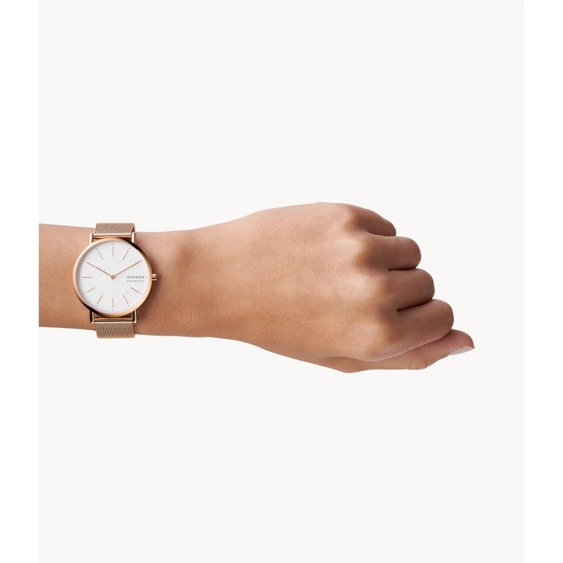 Montre femme Skagen Signature maille milanaise