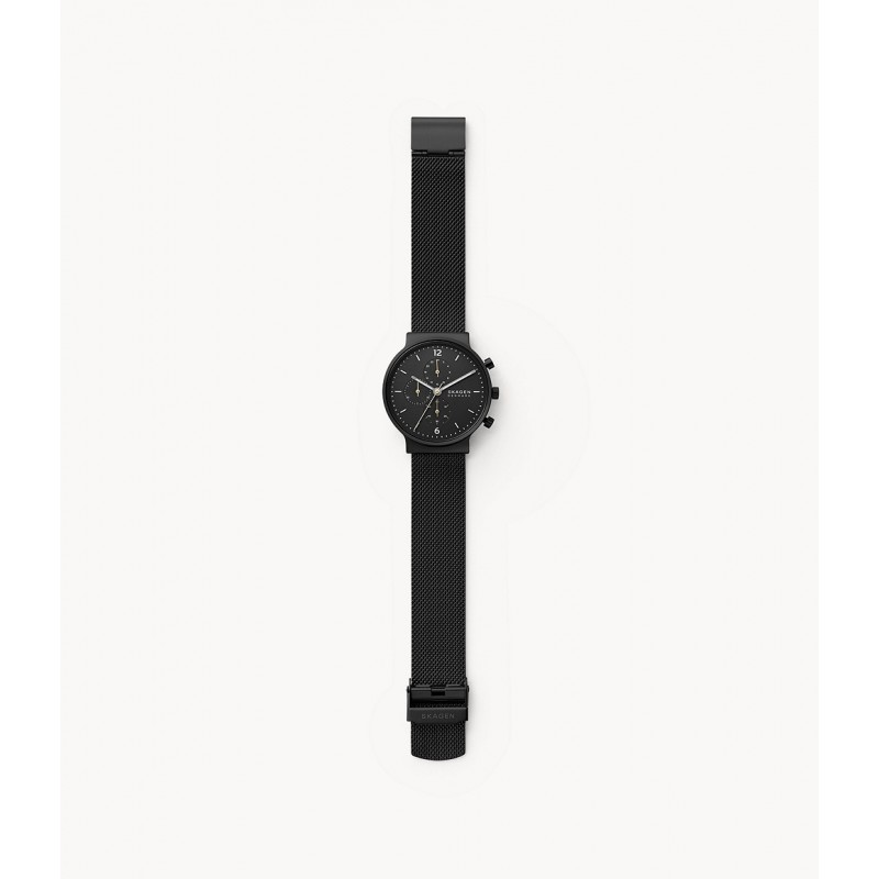 Montre Homme Skagen Ancher  acier noir