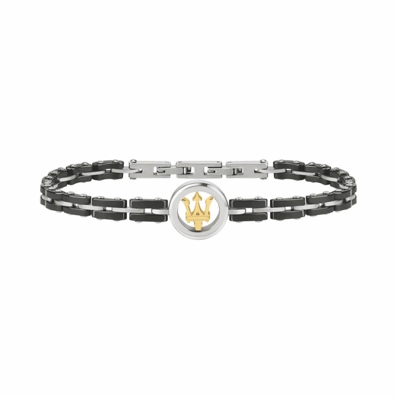 Bracelet Homme Maserati acier et céramique noire