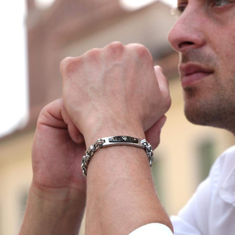Bracelet Homme Maserati acier