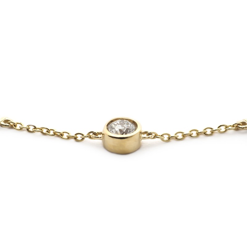 Bracelet Femme en Or Jaune 375 Diamant/FCUT 2BS_Y