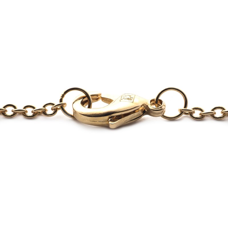 Bracelet souple Carador double étoiles en plaqué or et oxydes de zirconium