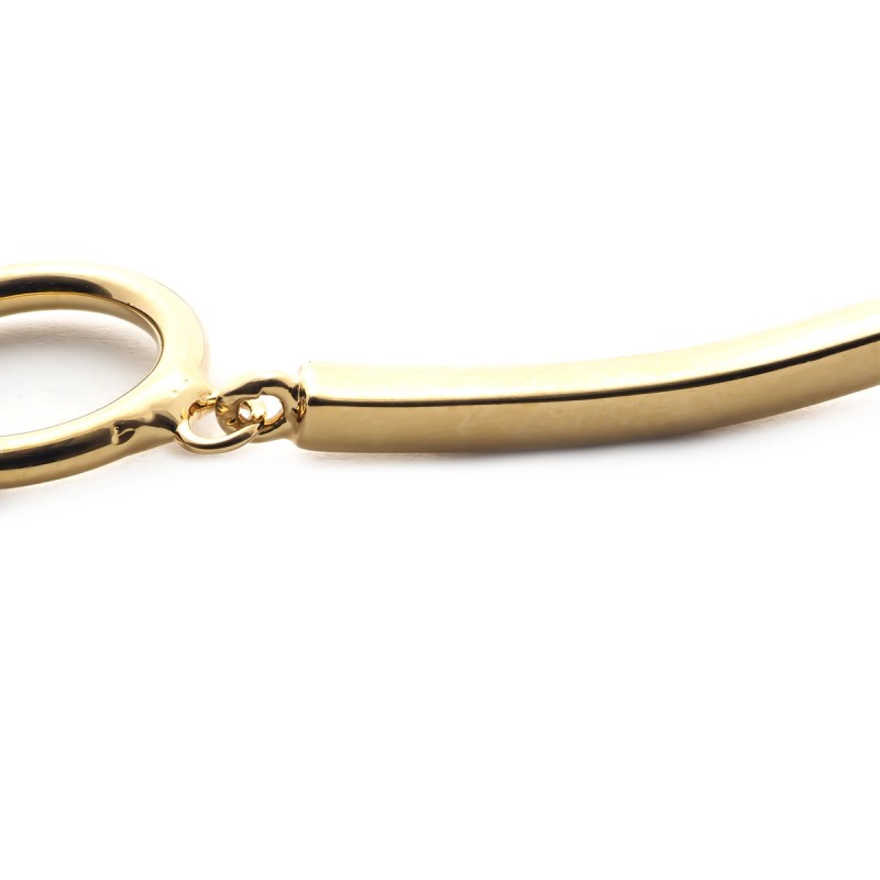 Bracelet Carador géométrique plaqué or