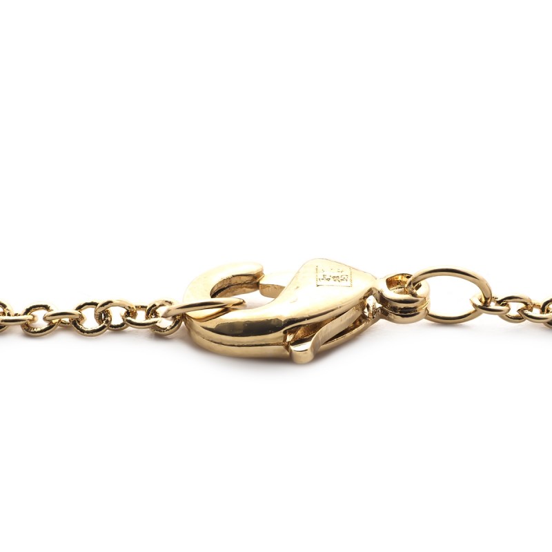 Bracelet souple Carador plume texturée en plaqué or