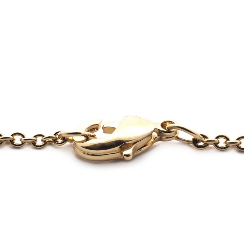 Bracelet souple Carador pampilles en plaqué or