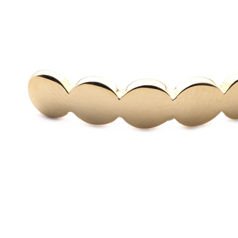 Jonc Carador pastilles en plaqué or