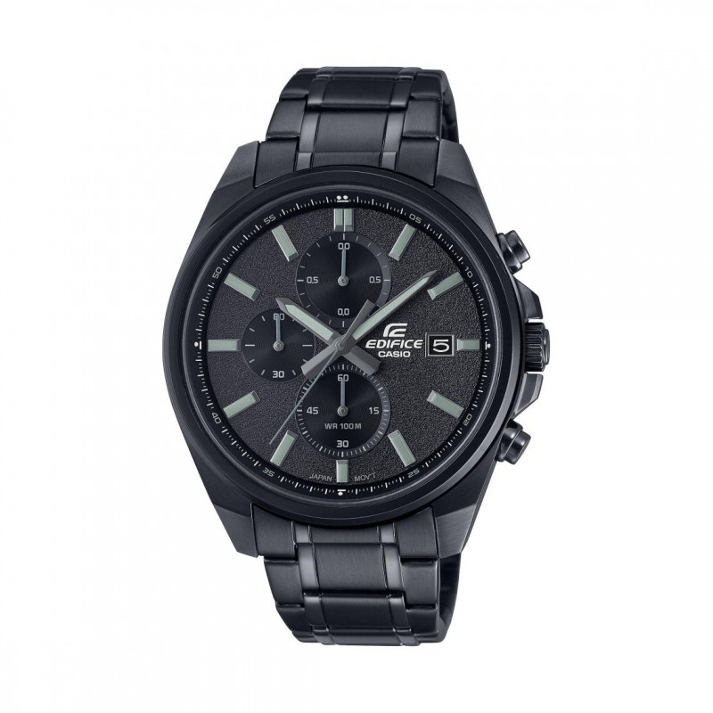 Montre Chrono homme Edifice by Casio acier noir
