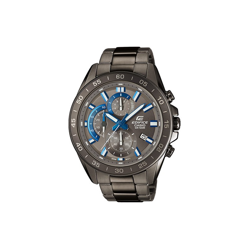 Montre Chrono homme Edifice by Casio acier gris anthracite