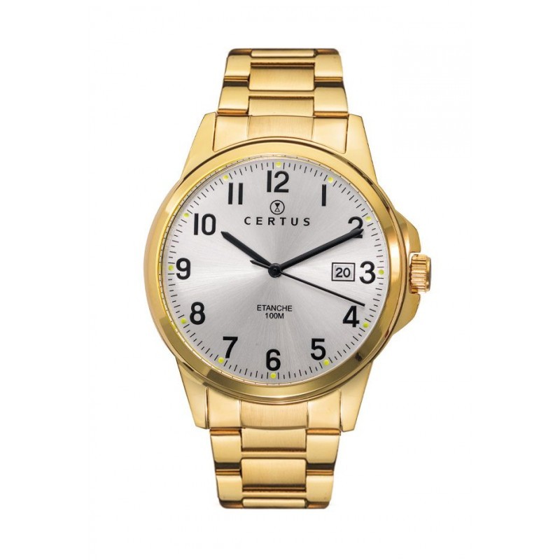 Montre Homme Certus en Acier Doré